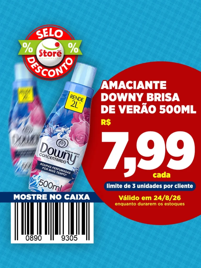 Ofertas Rede Store – 24/08/2026