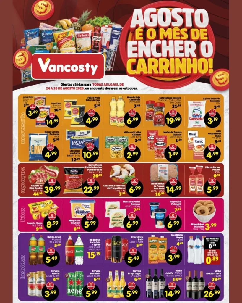 Ofertas Vancosty – 26/08/2026 Ofertas Vancosty – 26/08/2026