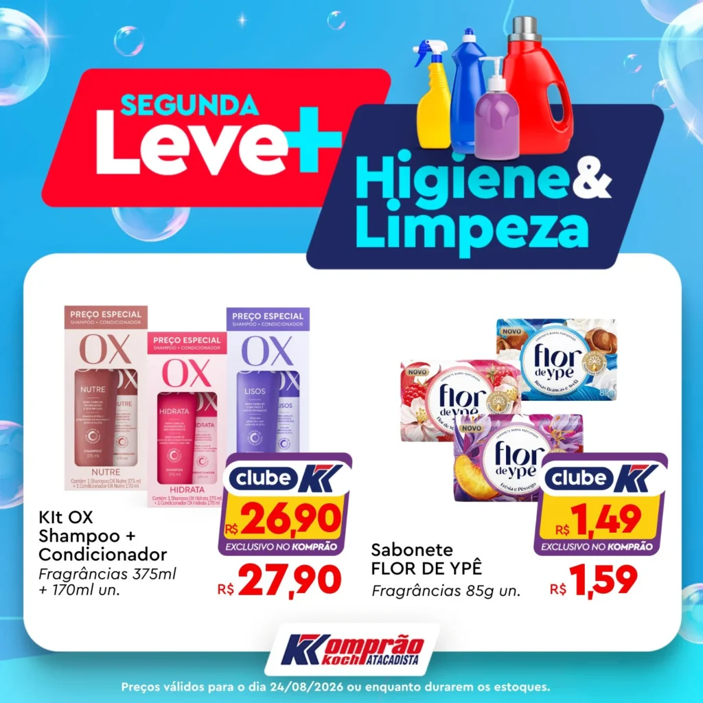 Ofertas Komprão Koch Atacadista – 24/08/2026 Ofertas Komprão Koch Atacadista – 24/08/2026