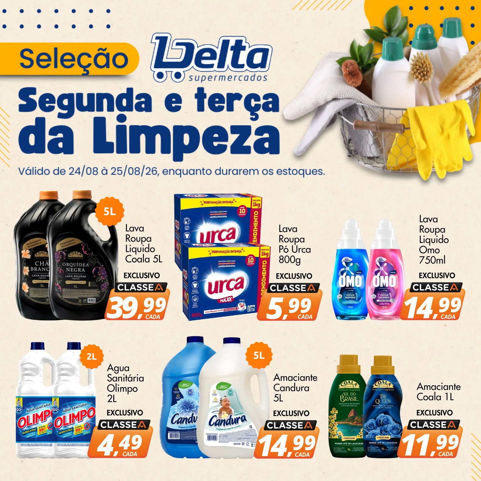 Ofertas Delta Supermercados – 25/08/2026