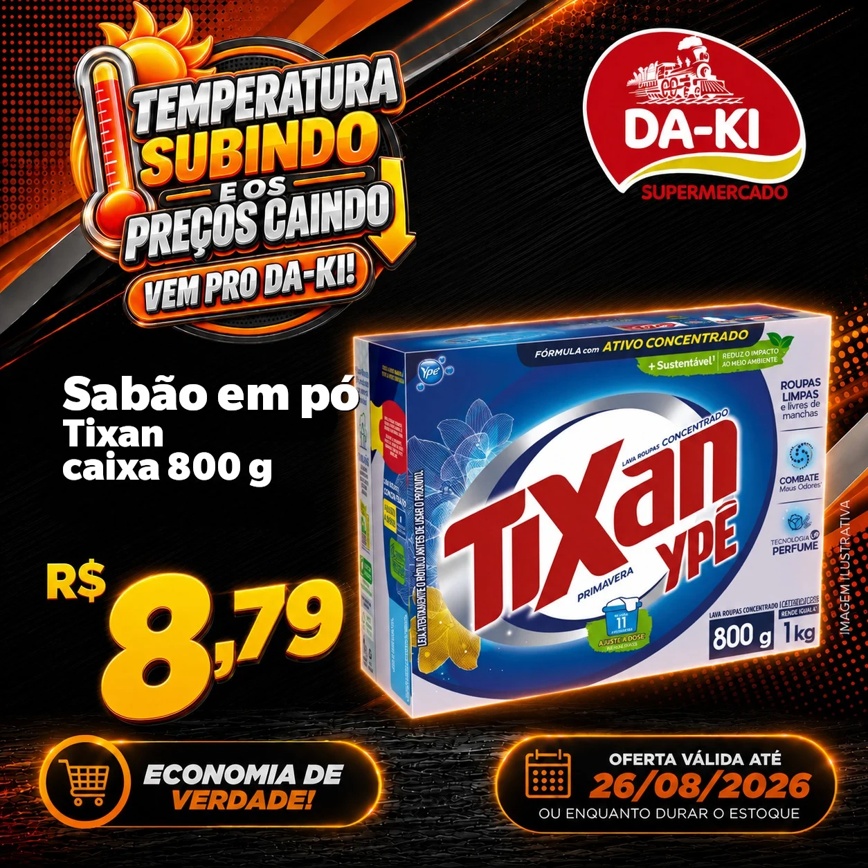 Ofertas Supermercado DA-KI – 26/08/2026
