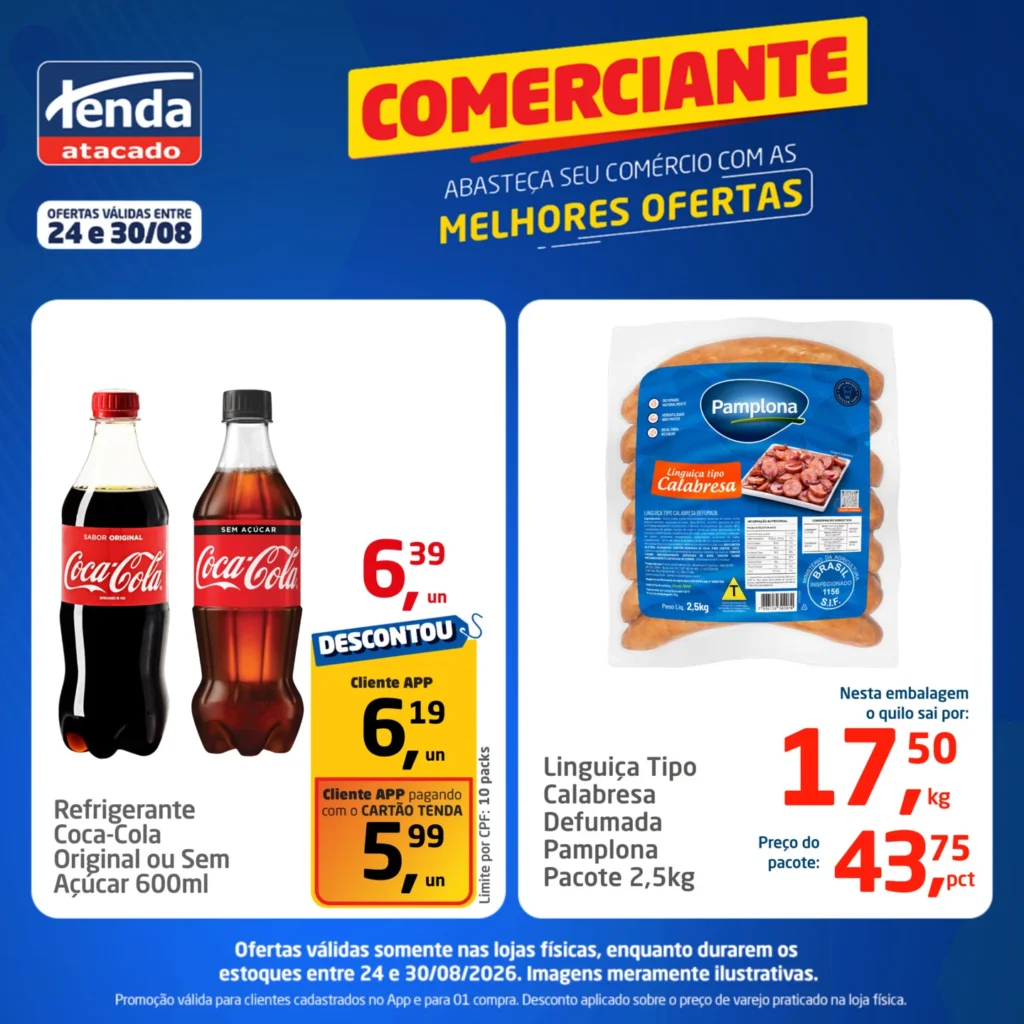 Ofertas Tenda Atacado – 30/08/2026