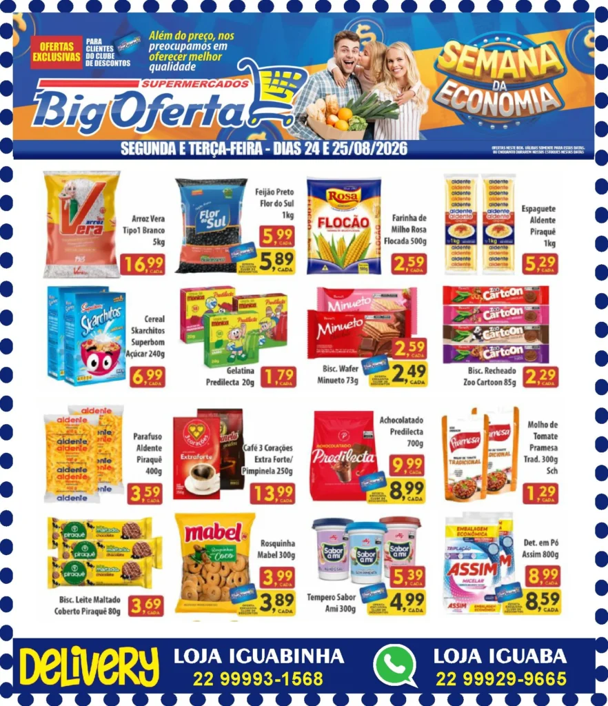 Ofertas Supermercado Big Oferta – 25/08/2026