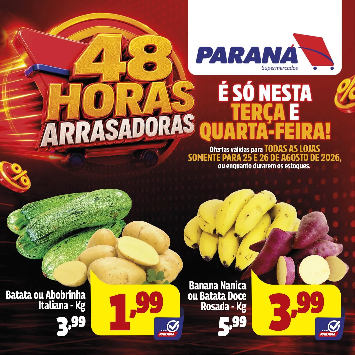 Ofertas Paraná Supermercados – 26/08/2026