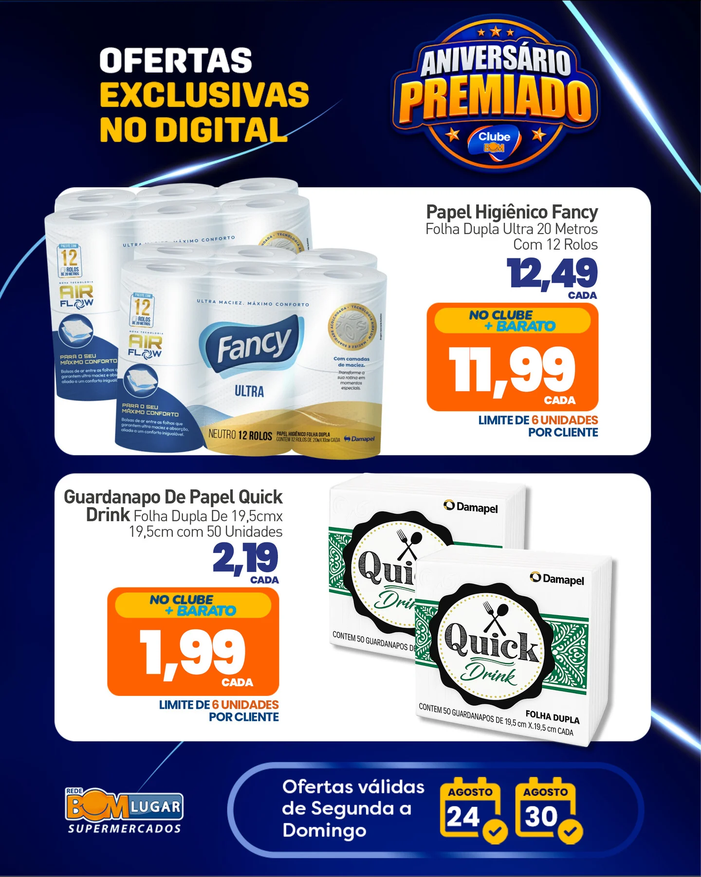 Ofertas Rede Bom Lugar Supermercados