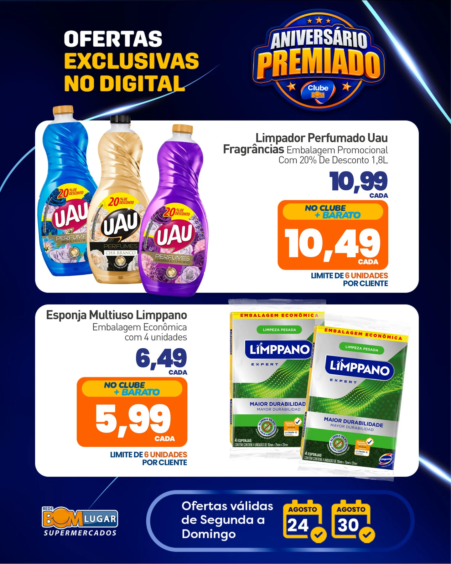 Ofertas Rede Bom Lugar Supermercados