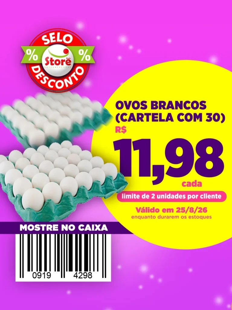 Ofertas Rede Store – 25/08/2026