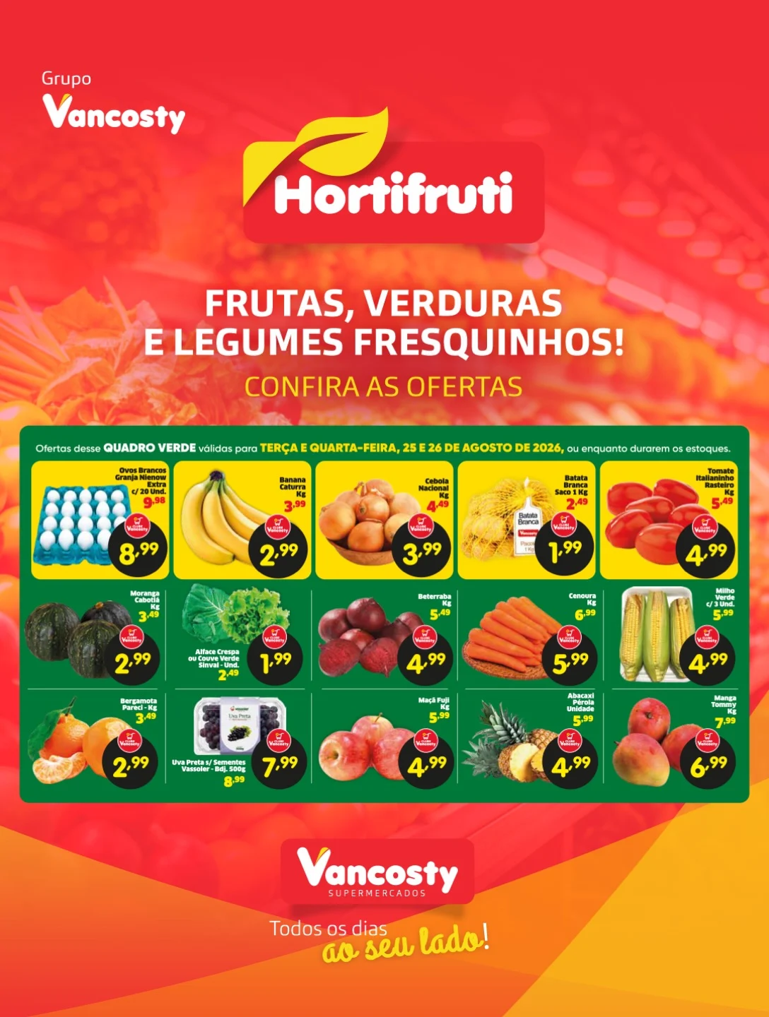 Ofertas Vancosty – 26/08/2026