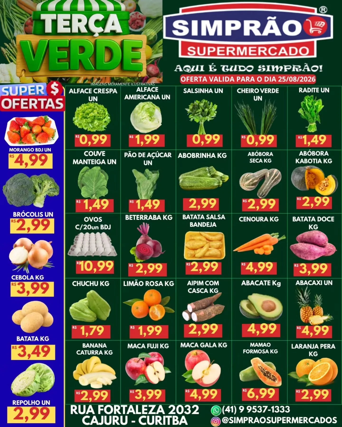 Ofertas simprão supermercados – 25/08/2026 Ofertas simprão supermercados – 25/08/2026