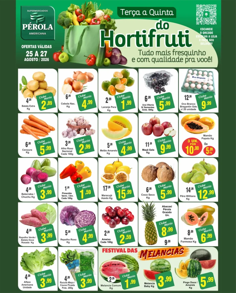 Ofertas Supermercados Pérola Americana – 27/08/2026 Ofertas Supermercados Pérola Americana – 27/08/2026