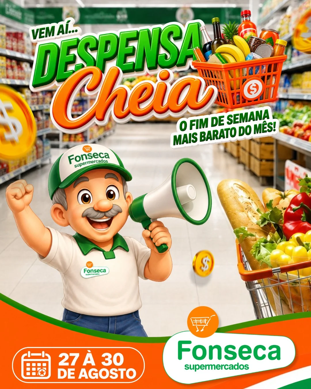Ofertas Fonseca Supermercados – 25/08/2026