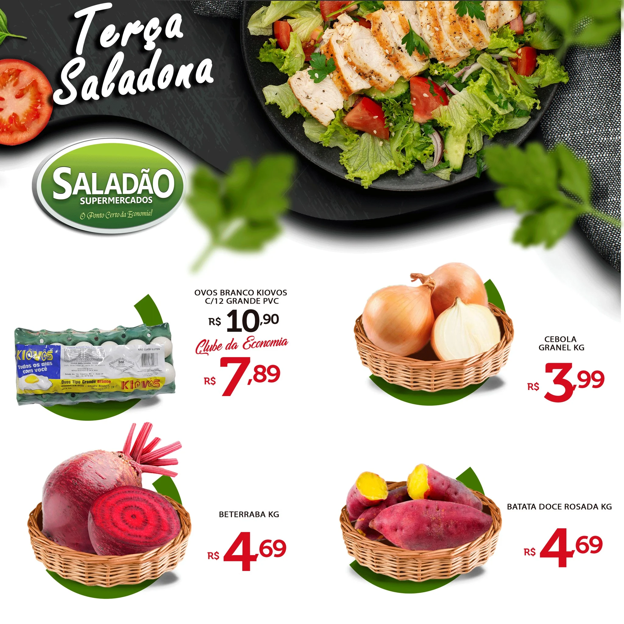 Ofertas Saladão Supermercados – 25/08/2026