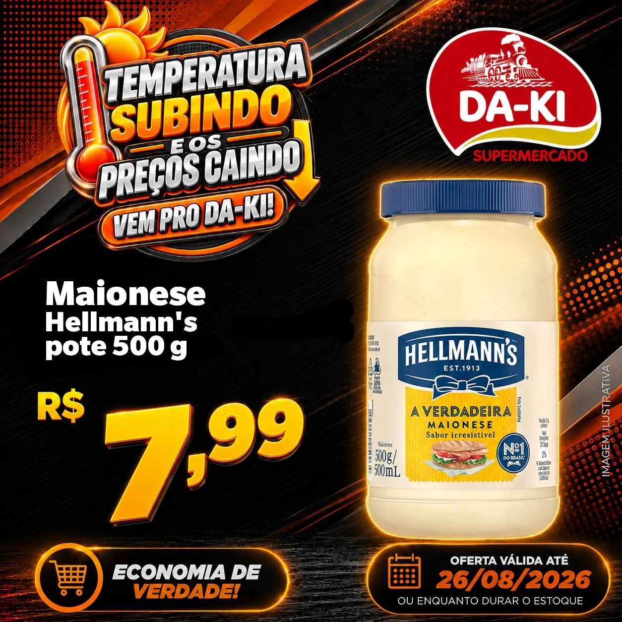Ofertas Supermercado DA-KI – 26/08/2026