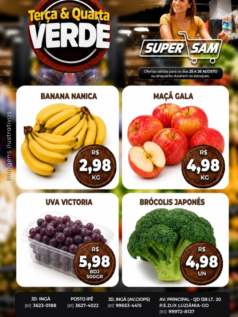 Ofertas Rede Supersam – 26/08/2026