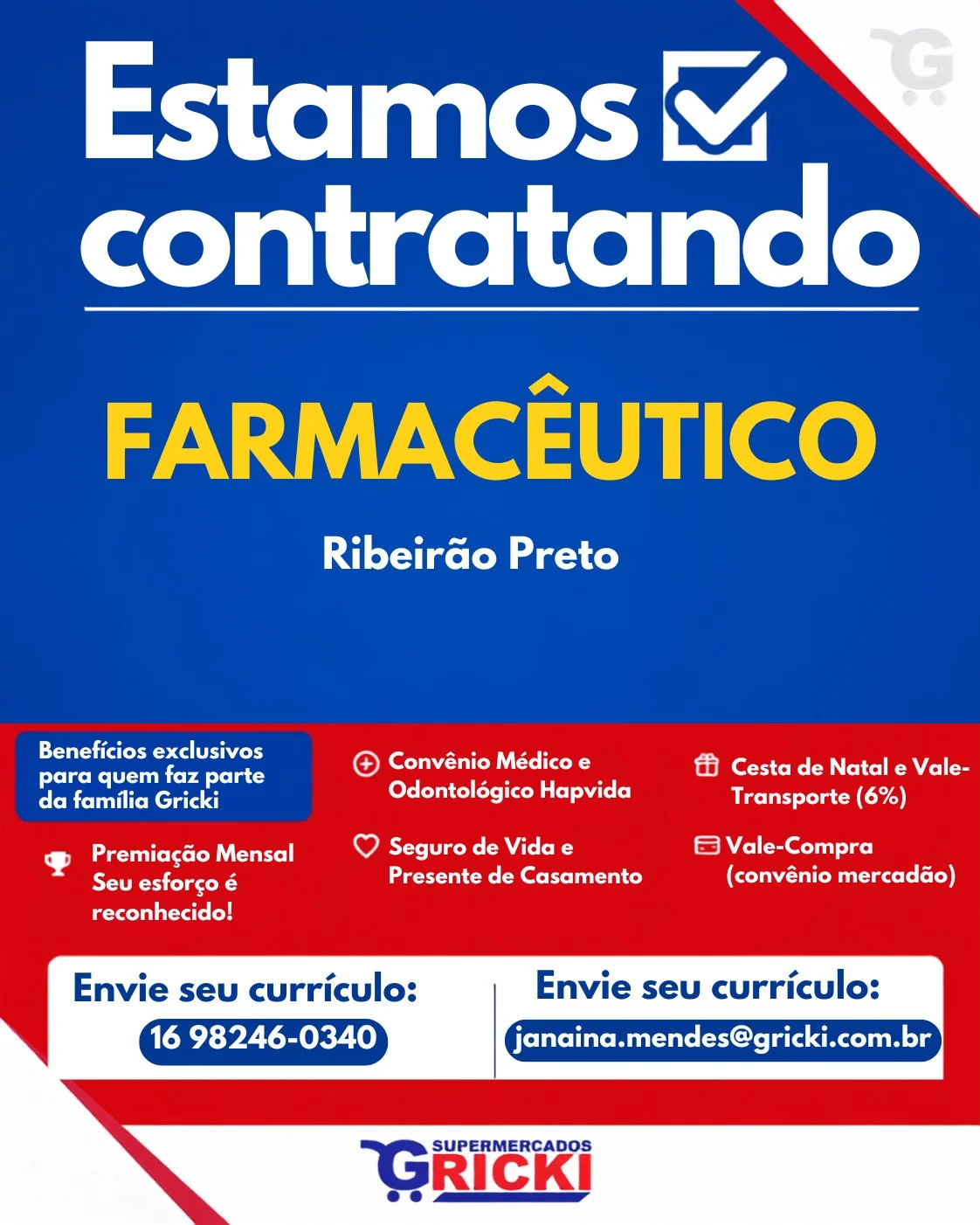 Ofertas Supermercados Gricki – 25/08/2026