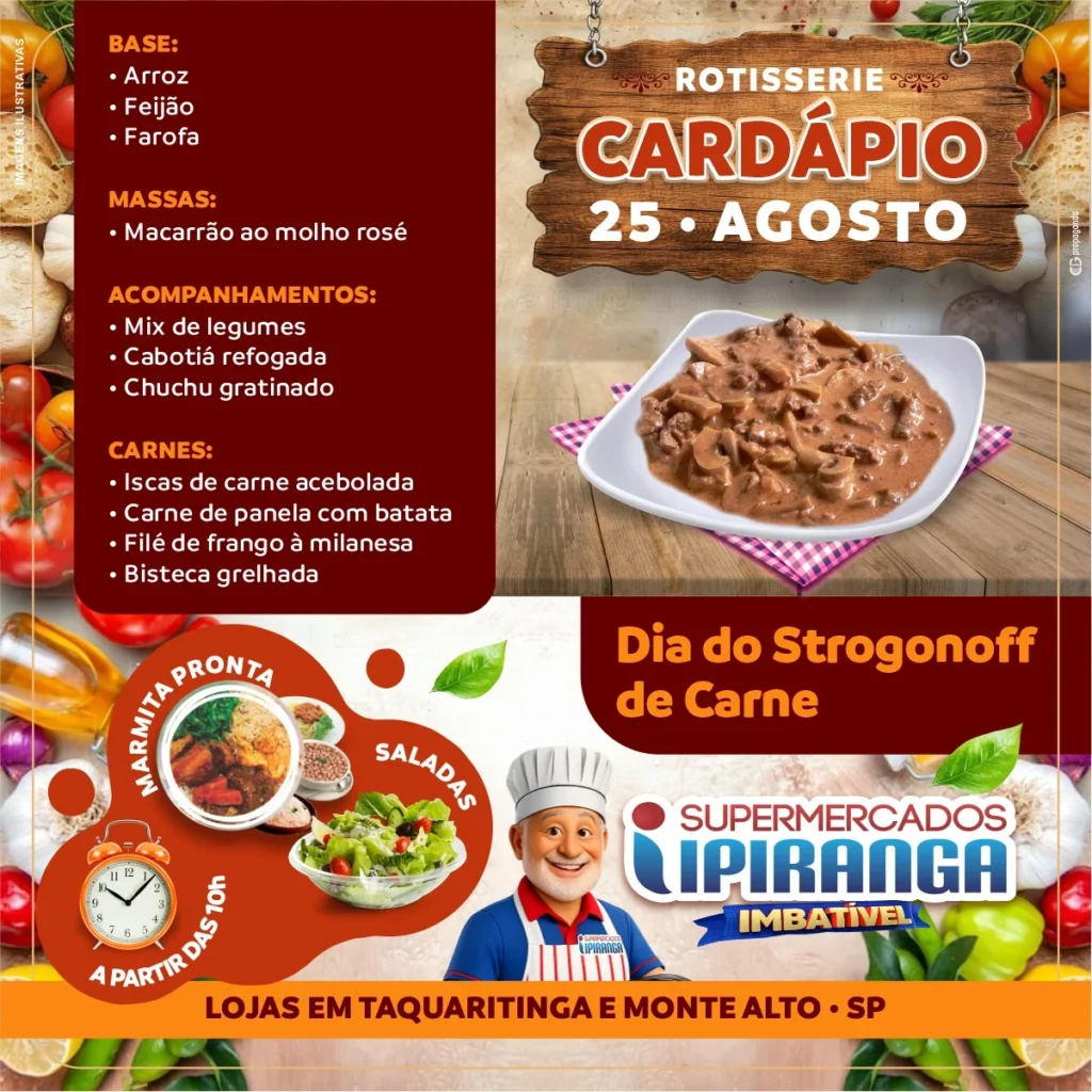 Ofertas Supermercados Ipiranga – 25/08/2026 Ofertas Supermercados Ipiranga – 25/08/2026