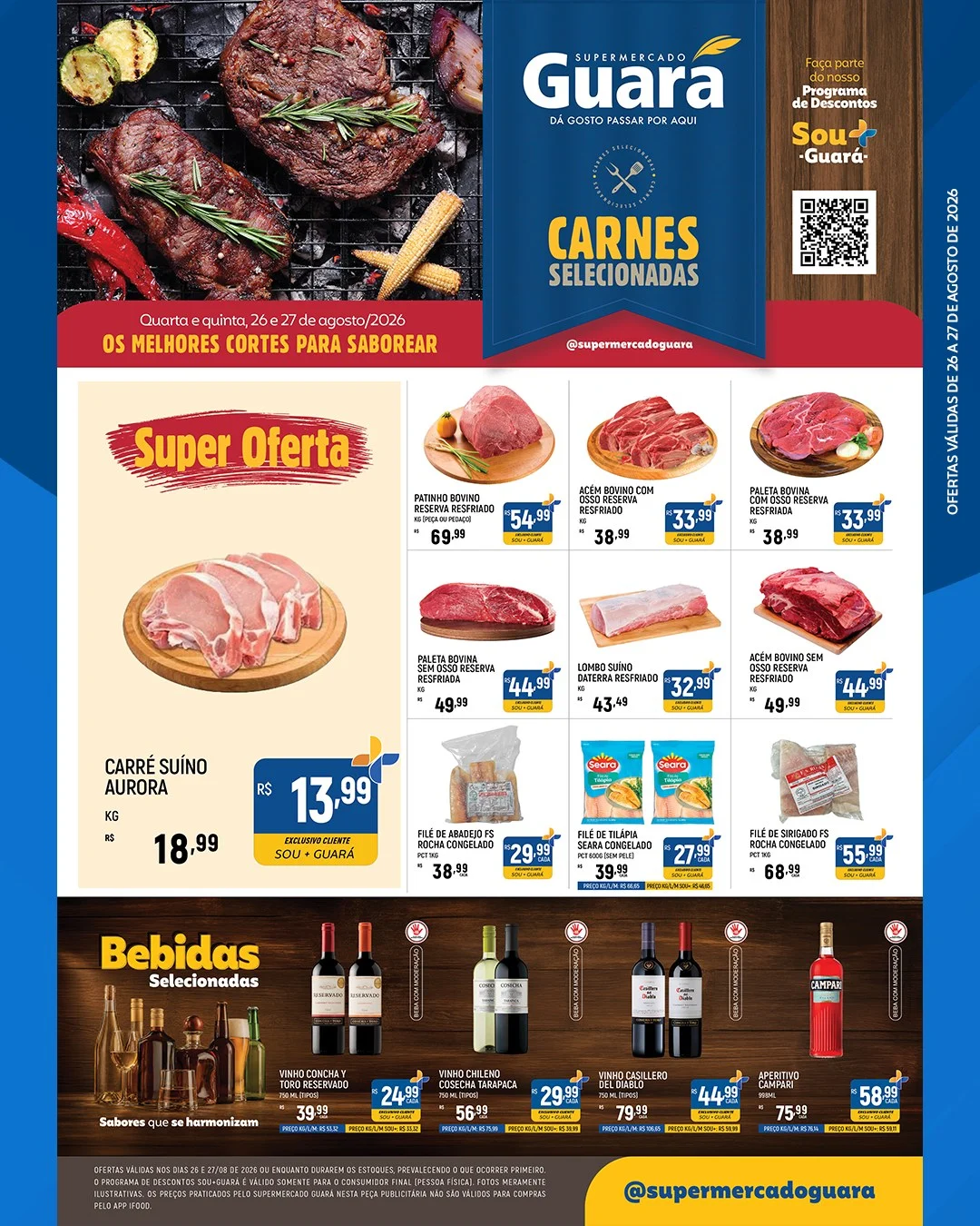 Ofertas Supermercado Guará – 27/08/2026 Ofertas Supermercado Guará – 27/08/2026