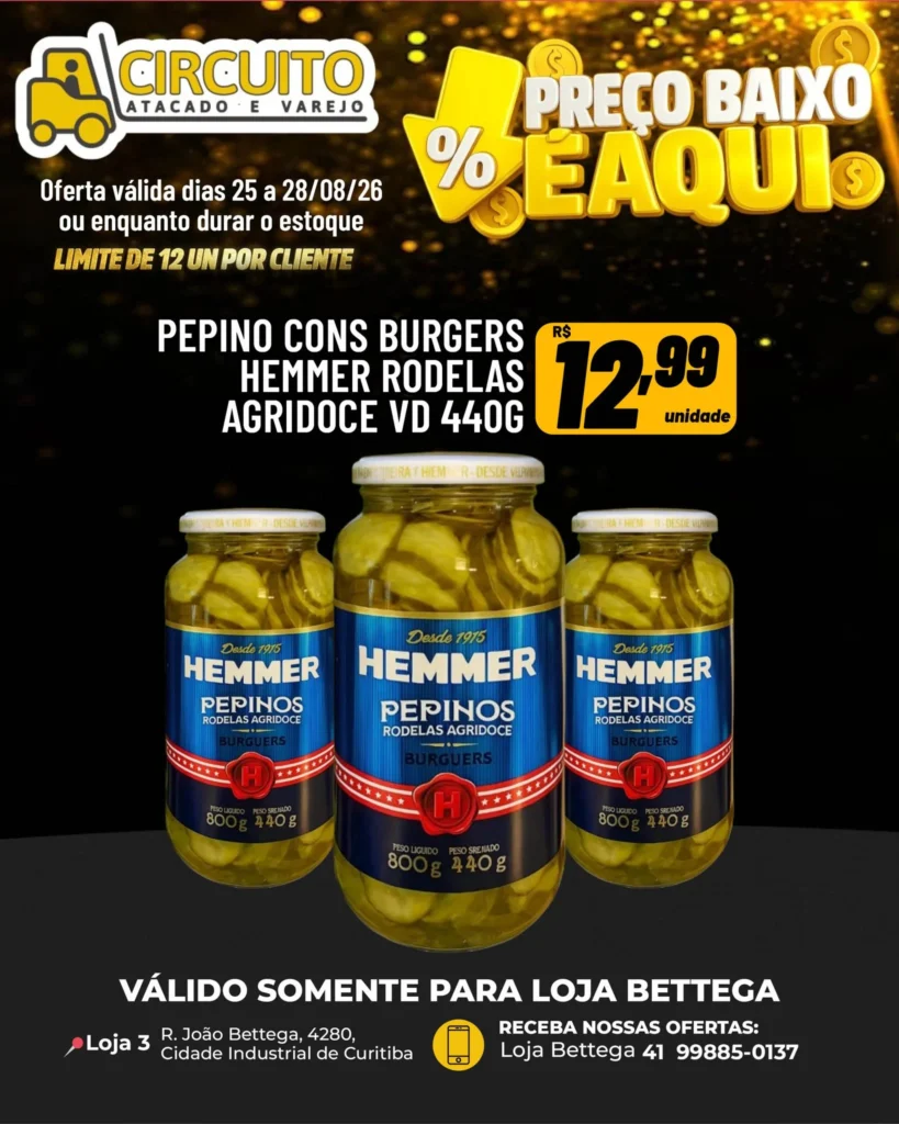 Ofertas Circuito Atacado e Varejo – 25/08/2026
