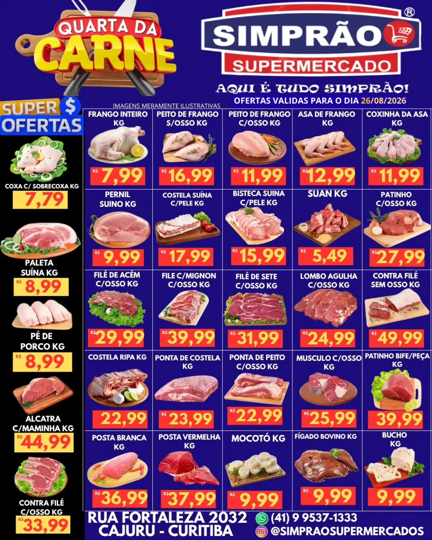 Ofertas simprão supermercados – 26/08/2026 Ofertas simprão supermercados – 26/08/2026