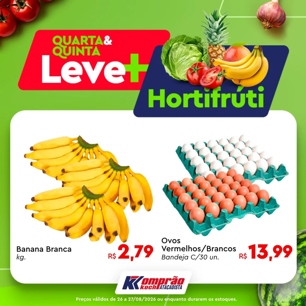 Ofertas Komprão Koch Atacadista – 27/08/2026 Ofertas Komprão Koch Atacadista – 27/08/2026