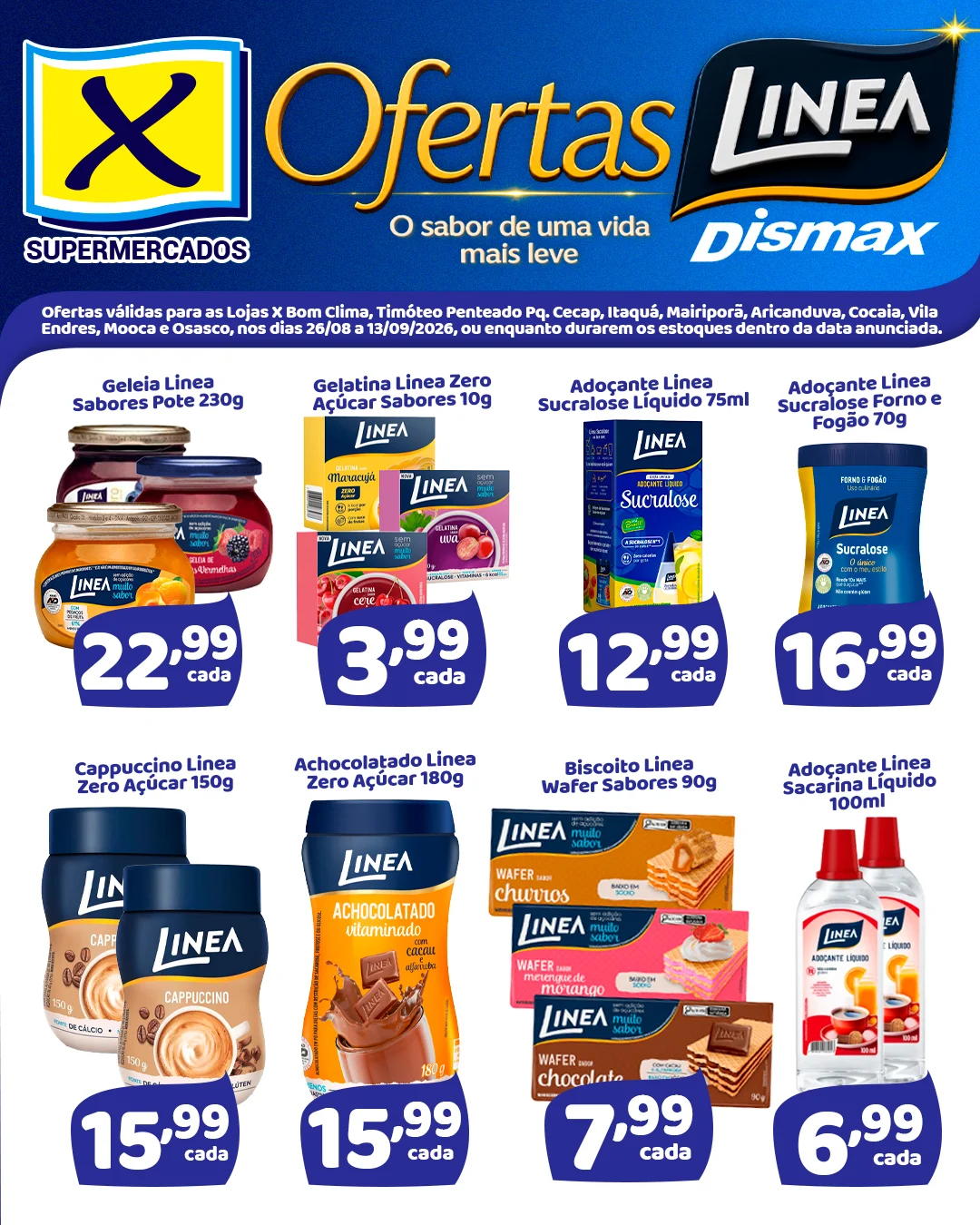Ofertas Rede X Supermercados – 13/09/2026