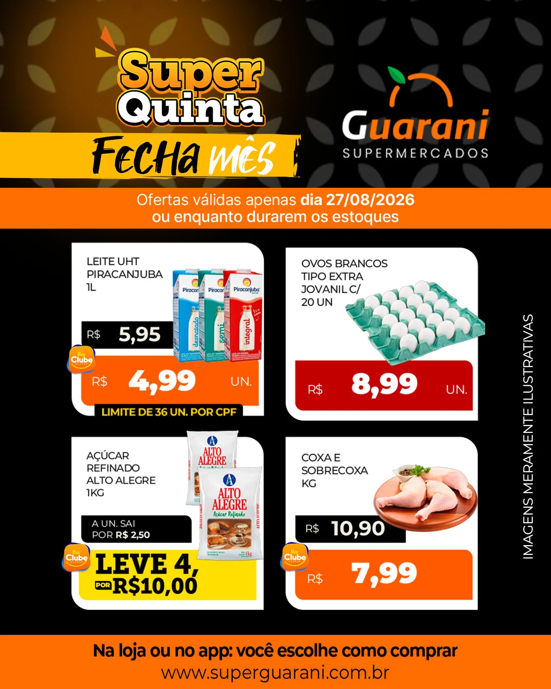 Ofertas Supermercado Guarani – 27/08/2026