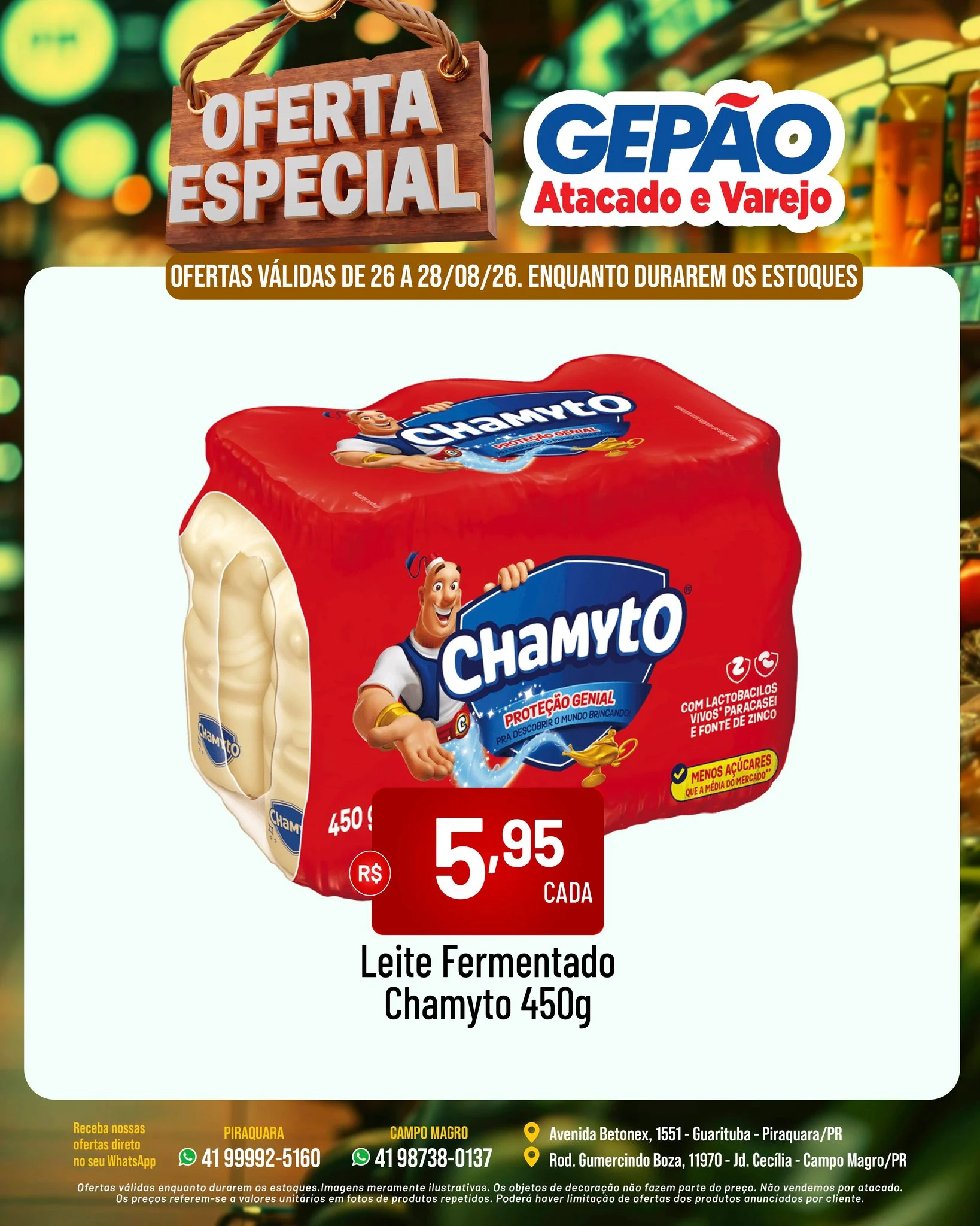 Ofertas GEPÃO – 26/08/2026