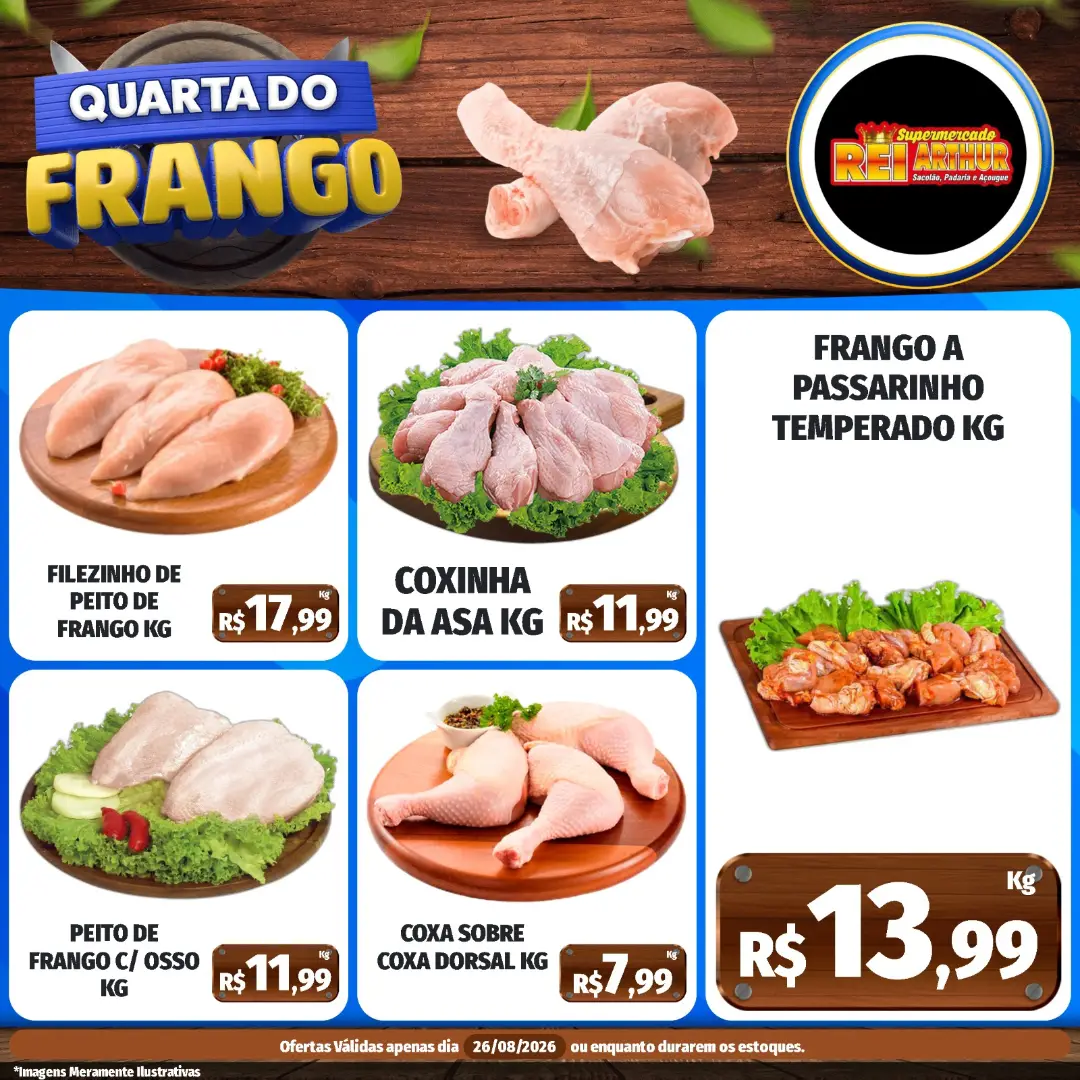 Ofertas Supermercado Rei Arthur💥 – 26/08/2026