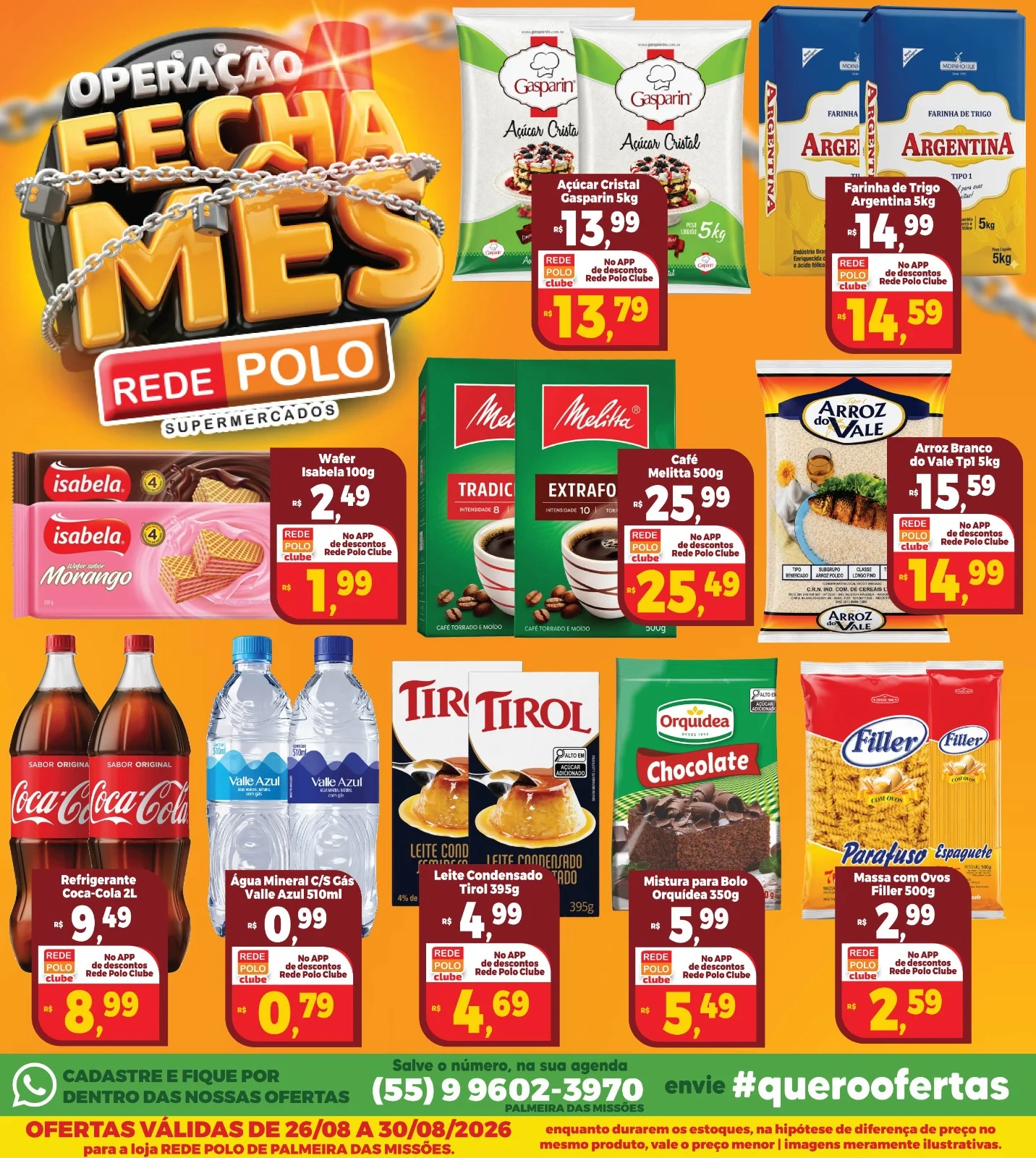 Ofertas Rede Polo Palmeira – 30/08/2026