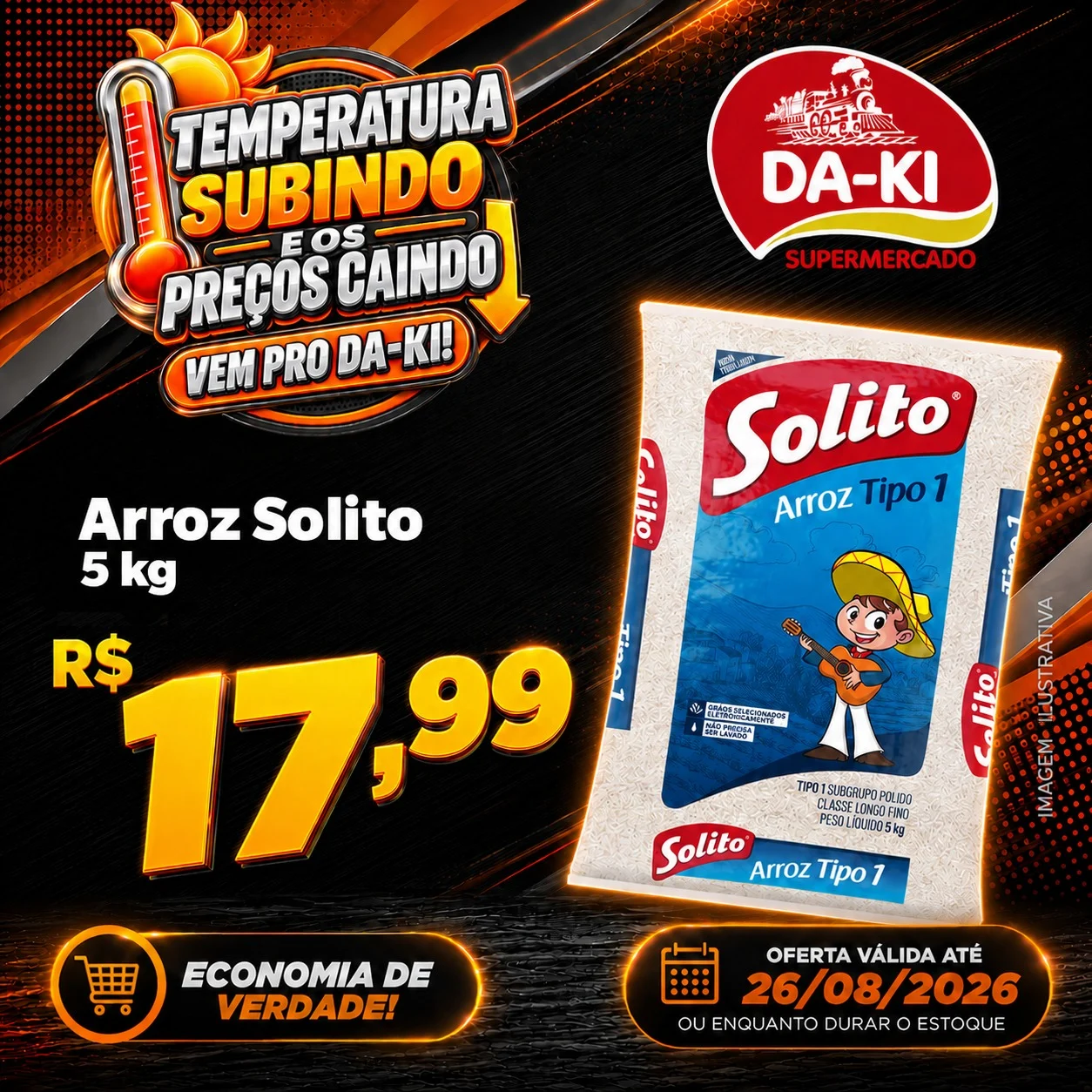 Ofertas Supermercado DA-KI – 26/08/2026