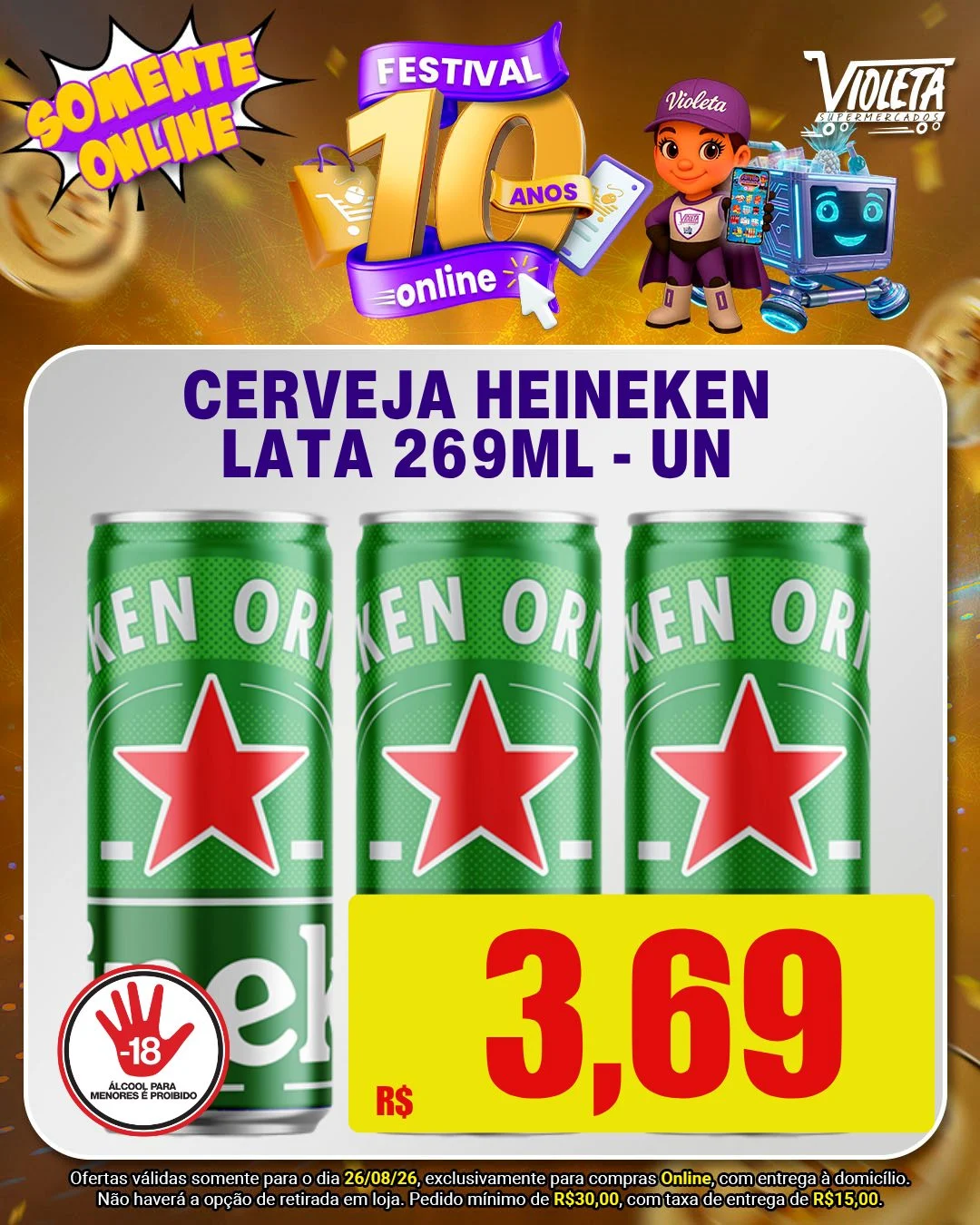 Ofertas Supermercado Violeta Oficial – 26/08/2026 Ofertas Supermercado Violeta Oficial – 26/08/2026