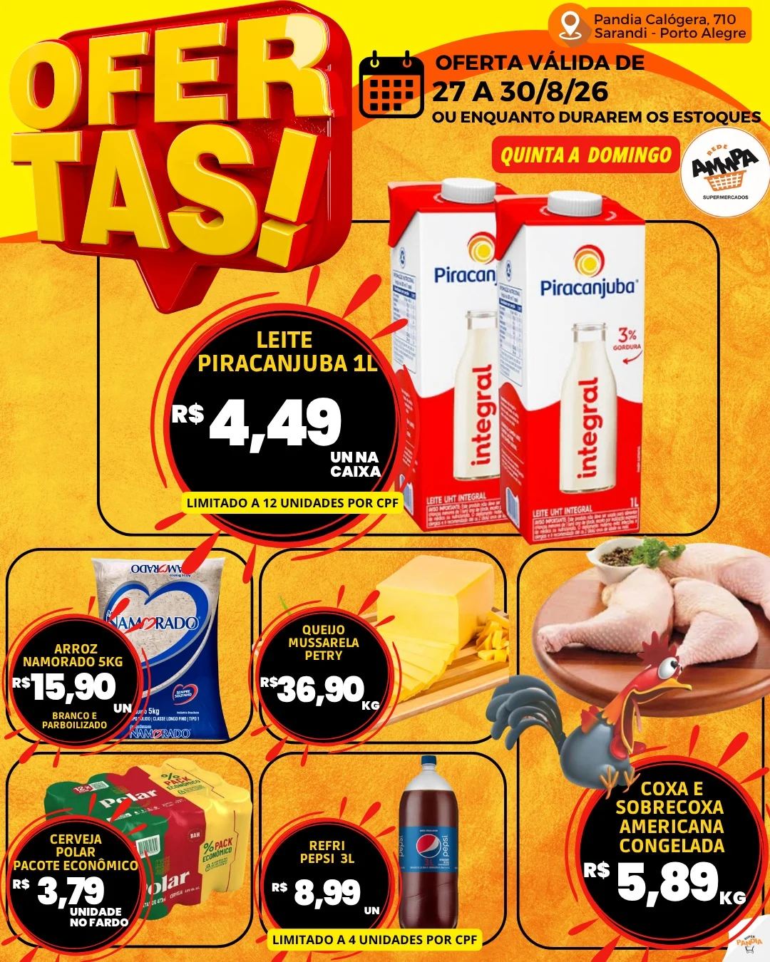 Ofertas Super Pandia | Sarandi, Porto Alegre – 31/08/2026