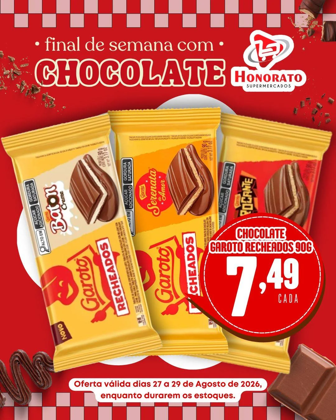 Ofertas Honorato Supermercados – 29/08/2026