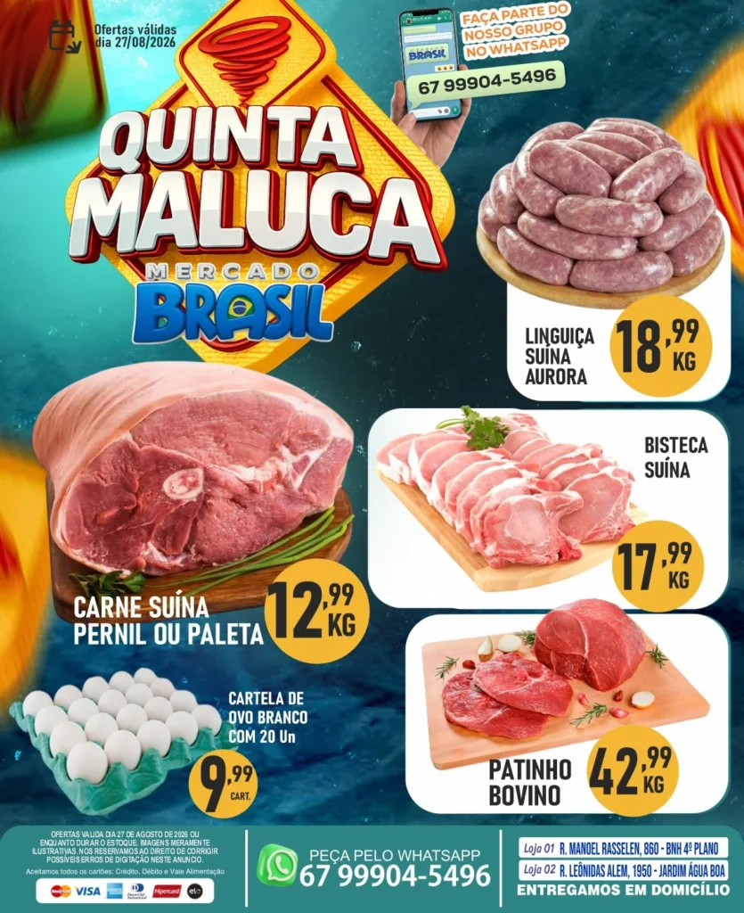 Ofertas Mercado Brasil – 31/08/2026 Ofertas Mercado Brasil – 31/08/2026
