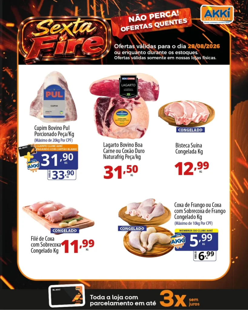 Ofertas Akkí Atacadista – 28/08/2026