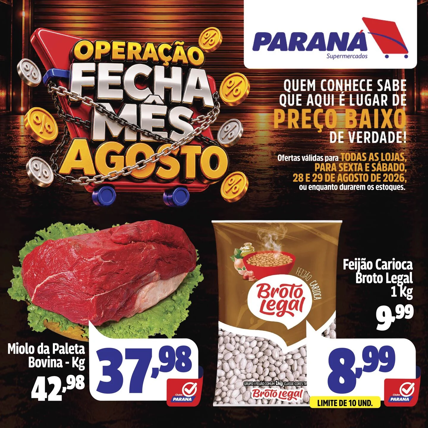 Ofertas Paraná Supermercados – 29/08/2026