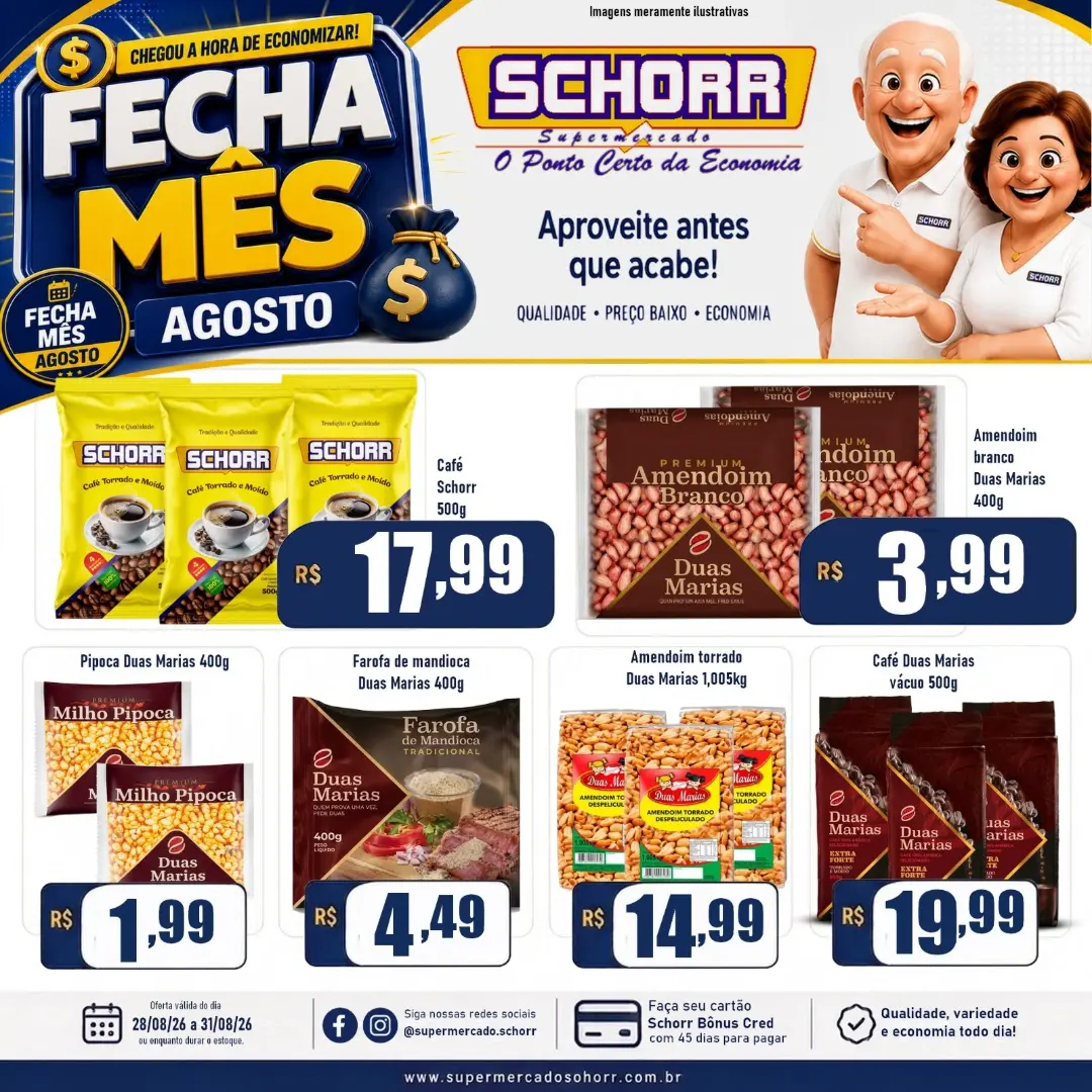 Ofertas Schorr supermercado – 31/08/2026