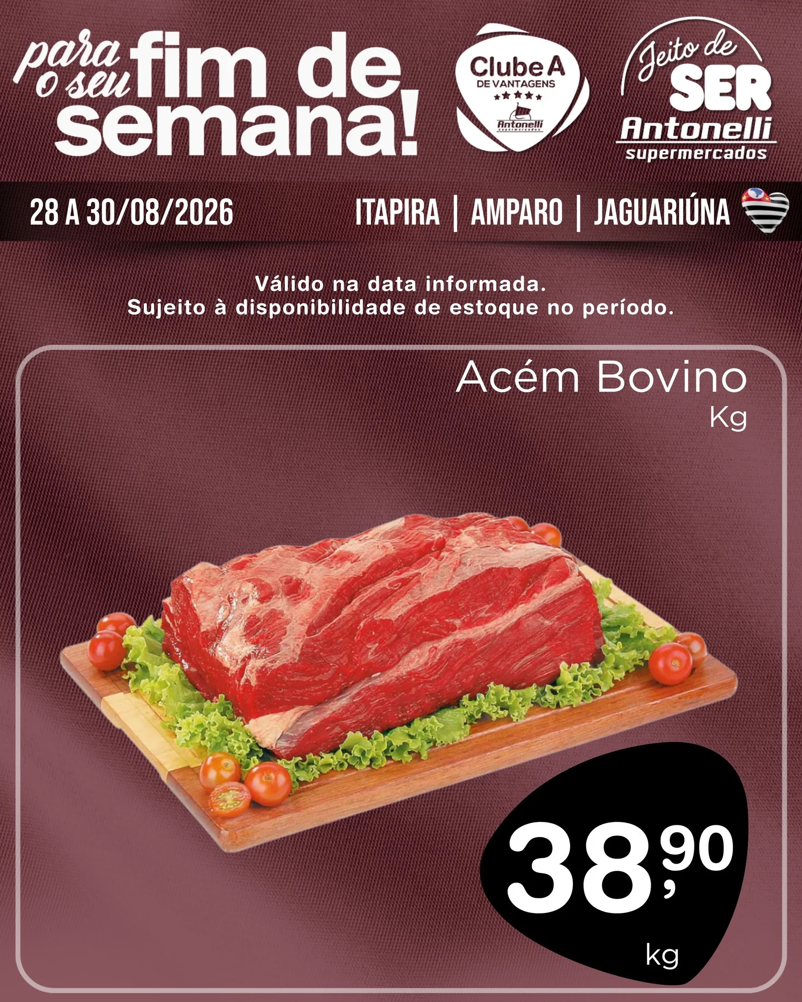 Ofertas Antonelli Supermercados – 30/08/2026