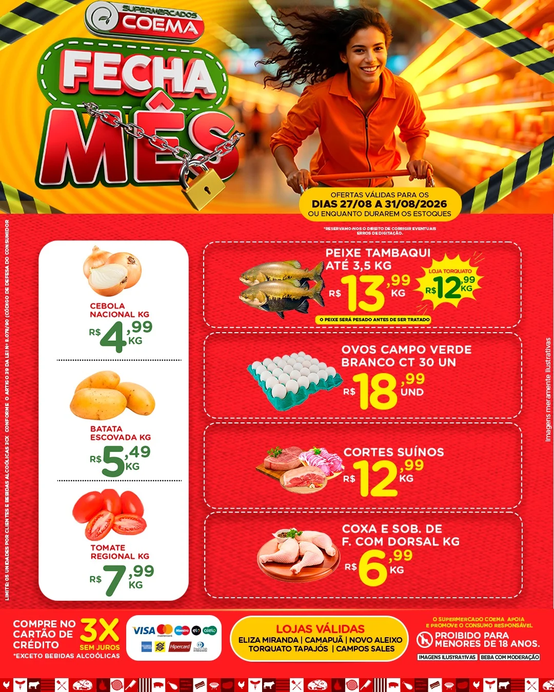 Ofertas Coema | Manaus e Manacapuru – 31/08/2026