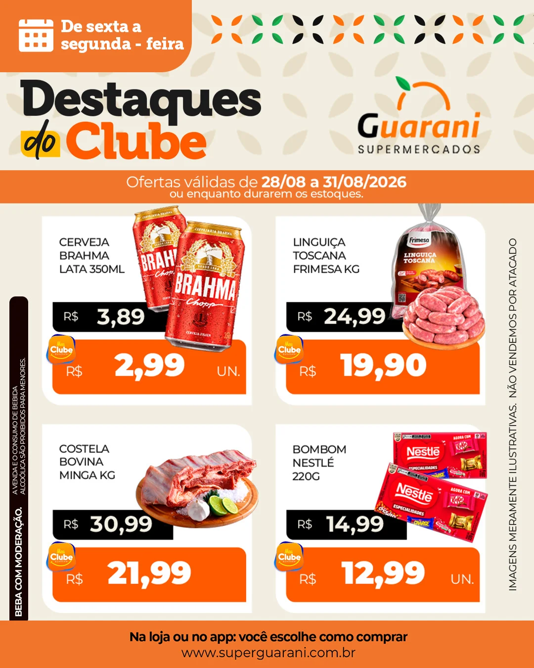 Ofertas Supermercado Guarani – 31/08/2026
