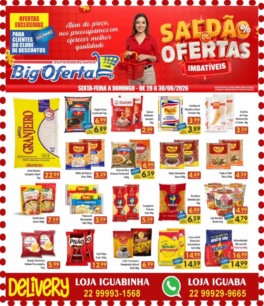 Ofertas Supermercado Big Oferta – 30/08/2026