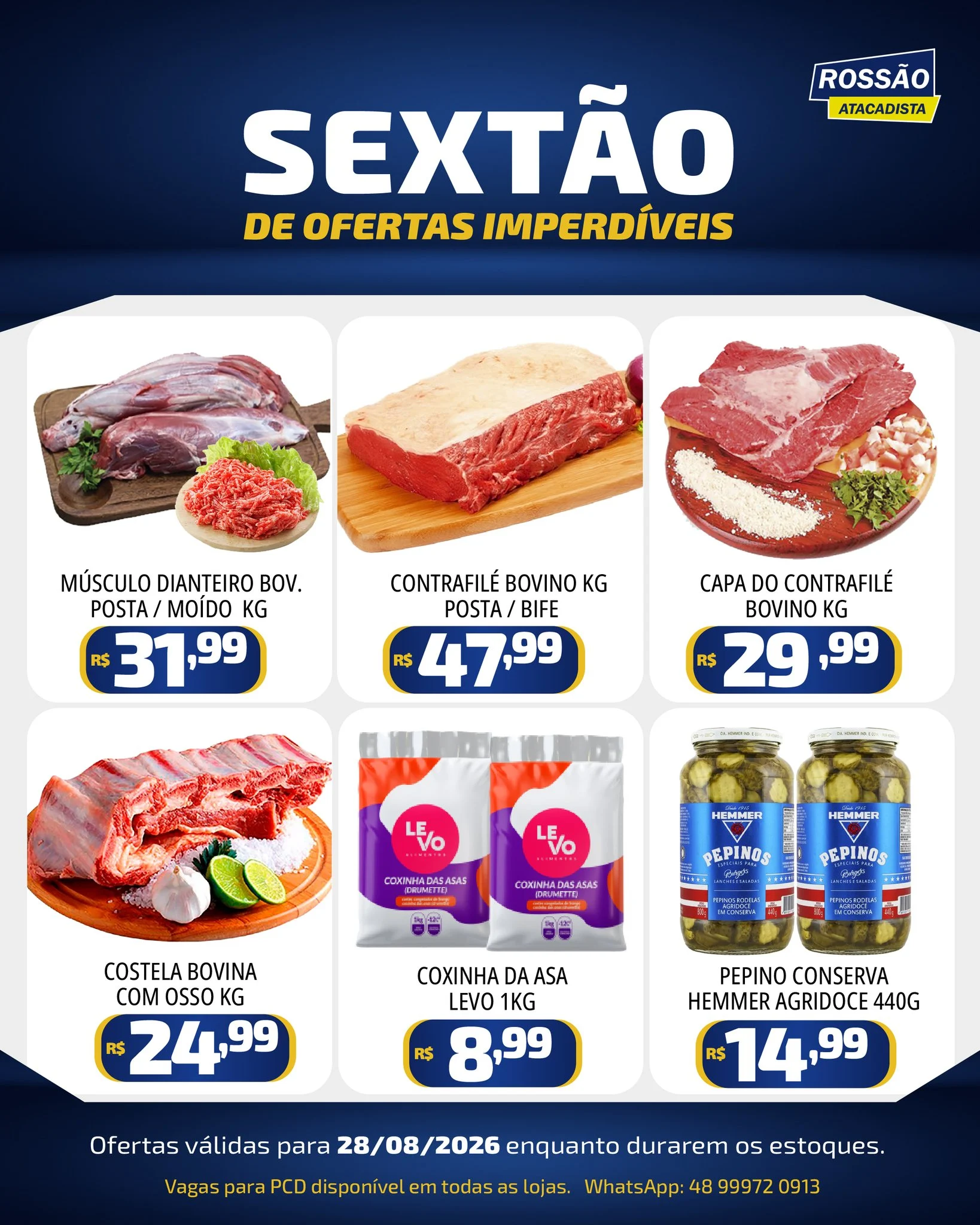 Ofertas Rossão Atacadista – 28/08/2026