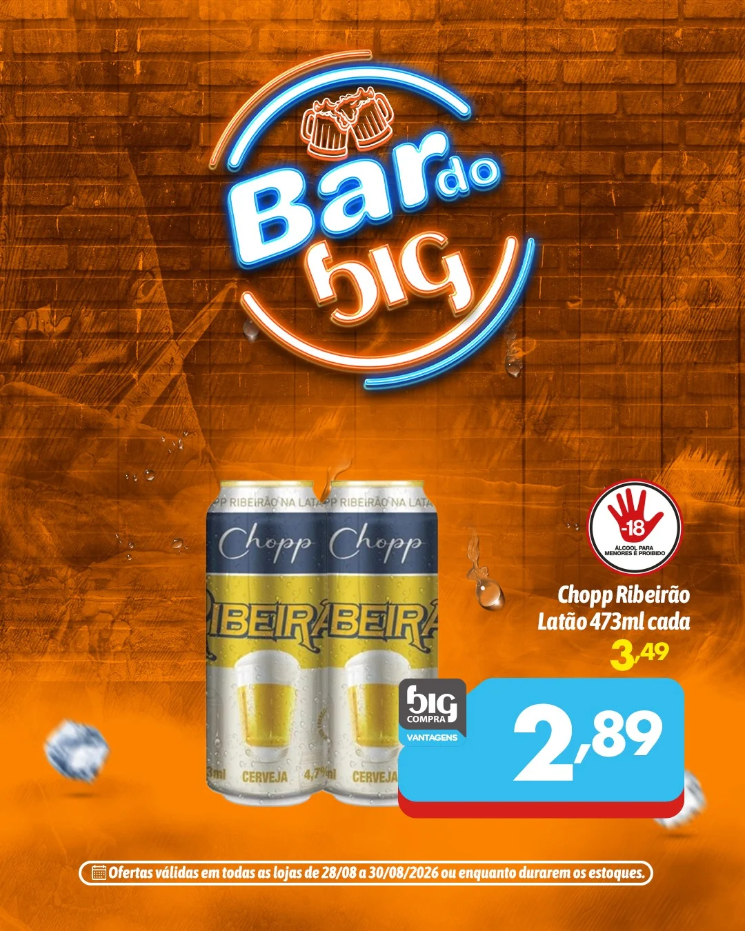 Ofertas Supermercados Big Compra – 30/08/2026