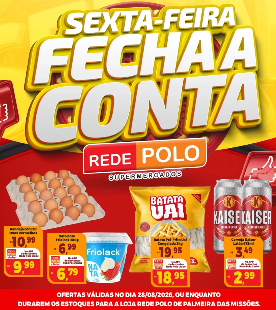 Ofertas Rede Polo Palmeira – 28/08/2026