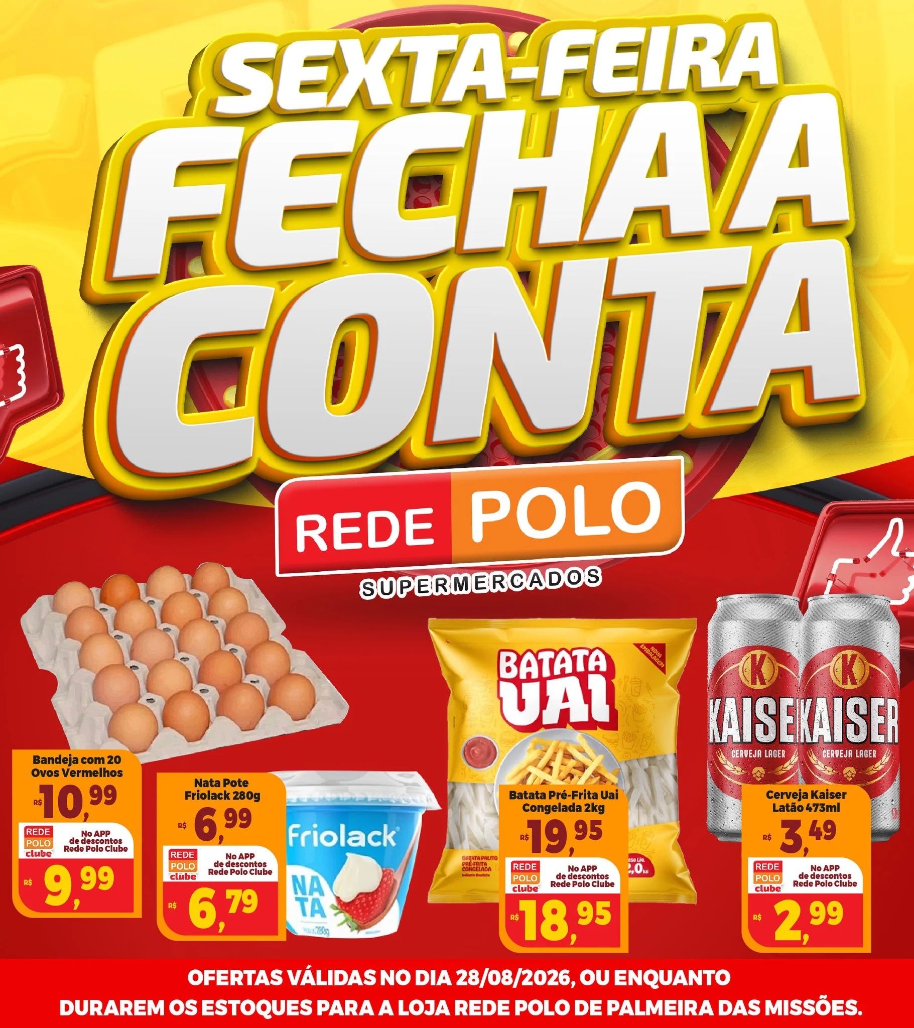 Ofertas Rede Polo Palmeira – 28/08/2026