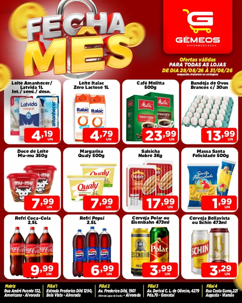 Ofertas Gemeos supermercado – 31/08/2026 Ofertas Gemeos supermercado – 31/08/2026