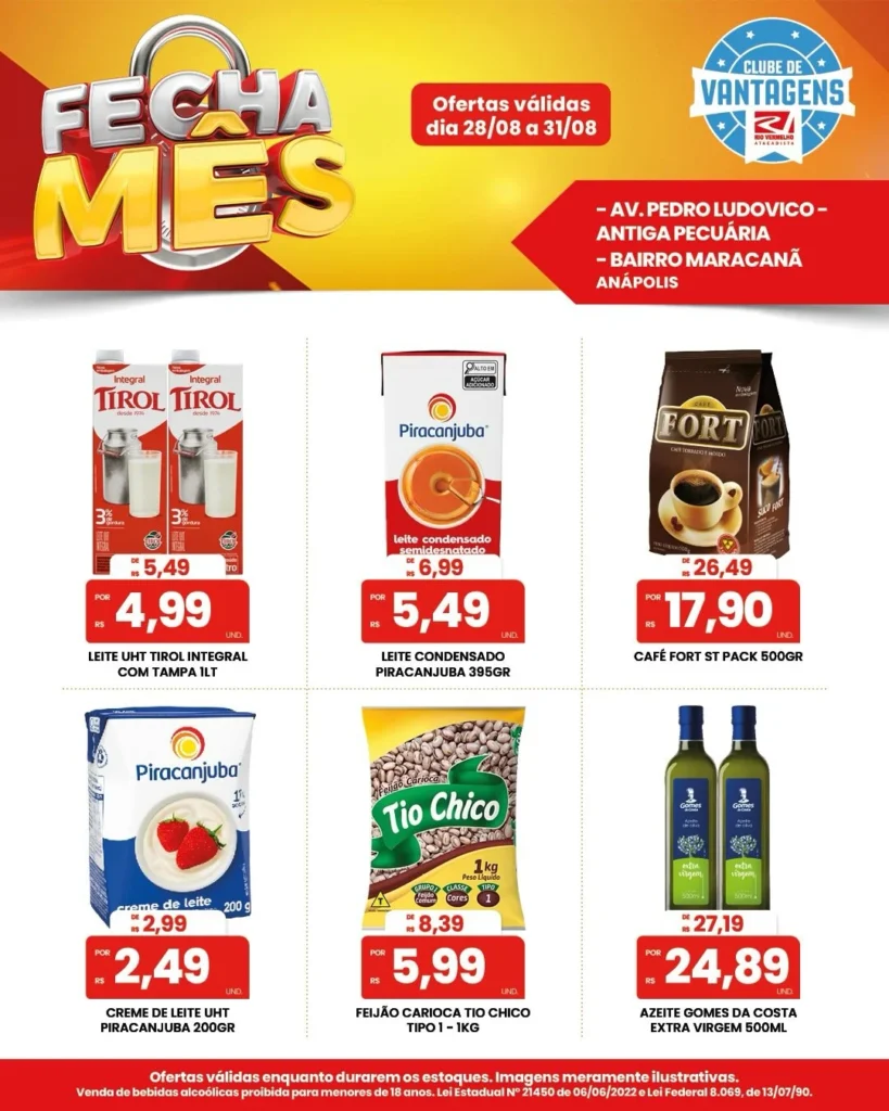 Ofertas Rio Vermelho Atacadista – 31/08/2026 Ofertas Rio Vermelho Atacadista – 31/08/2026