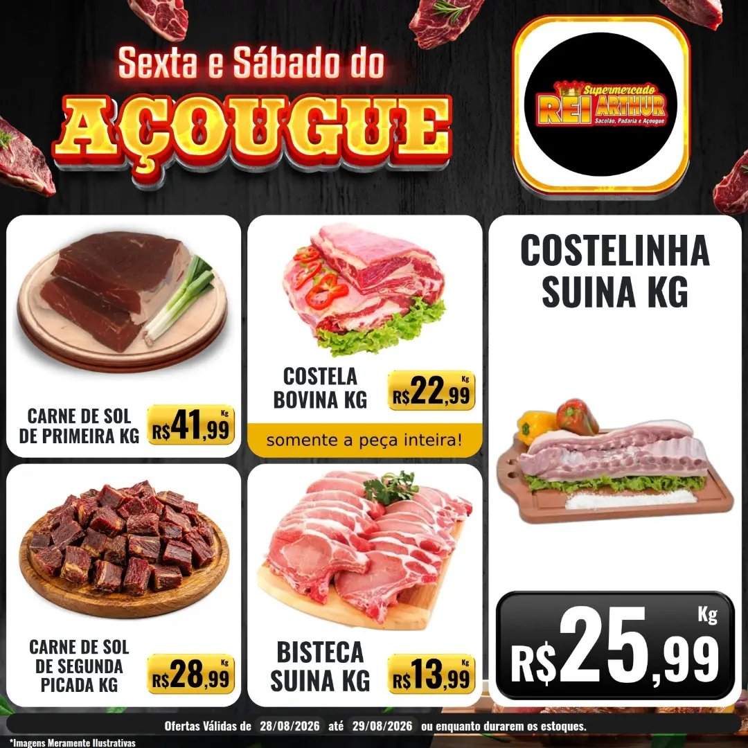 Ofertas Supermercado Rei Arthur💥