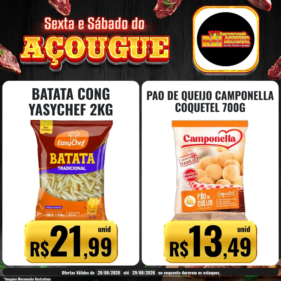Ofertas Supermercado Rei Arthur💥