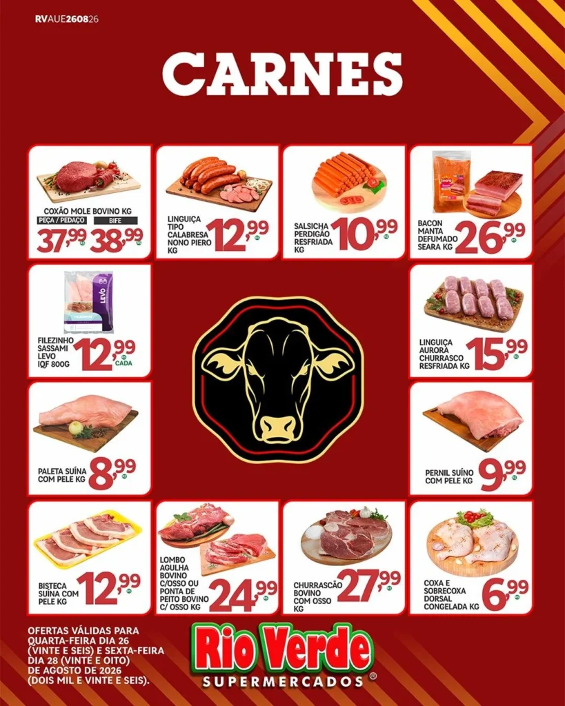 Ofertas Rio Verde Supermercados – 28/08/2026